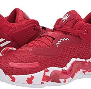 adidas Unisex D.O.N. Issue 3 Basketball Shoe, Team Power Red/White/Vivid Red, 9.5 US Men