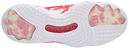 adidas Unisex D.O.N. Issue 3 Basketball Shoe, Team Power Red/White/Vivid Red, 9.5 US Men