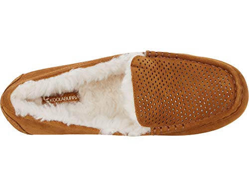 Koolaburra by UGG Women's Lezly PERF Slipper, Chestnut, 9