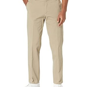 Dockers Men's City Trouser Classic Fit Smart 360 Tech Pants, Timberwolf (Waterless), 36W x 32L