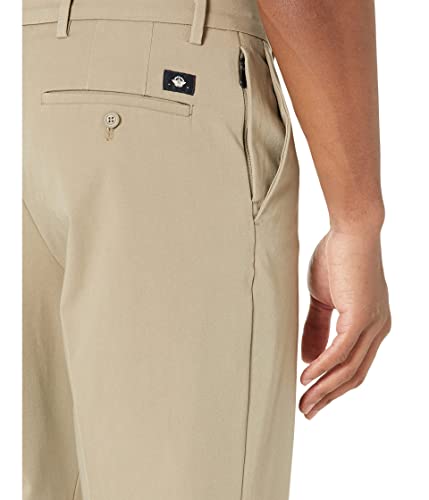 Dockers Men's City Trouser Classic Fit Smart 360 Tech Pants, Timberwolf (Waterless), 36W x 32L