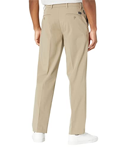 Dockers Men's City Trouser Classic Fit Smart 360 Tech Pants, Timberwolf (Waterless), 36W x 32L