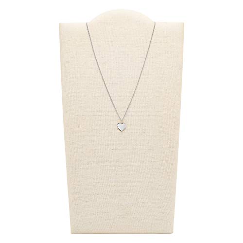 Fossil Women's Engravable Necklace, Color: Silver (Model: JF03330040)