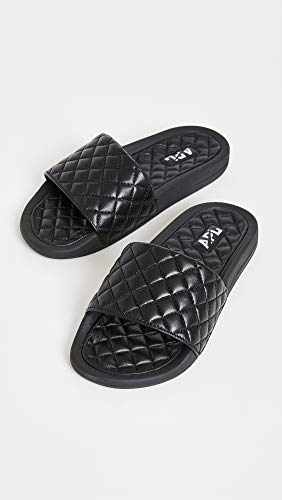 APL: Athletic Propulsion Labs Women's Lusso Slides, Black, 7 Medium US