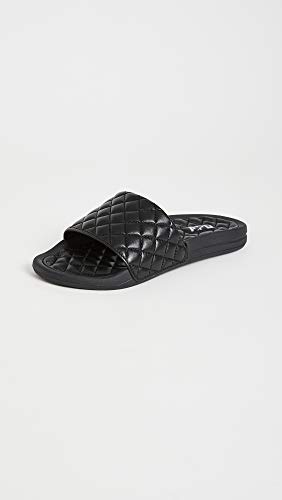 APL: Athletic Propulsion Labs Women's Lusso Slides, Black, 7 Medium US