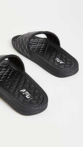 APL: Athletic Propulsion Labs Women's Lusso Slides, Black, 7 Medium US