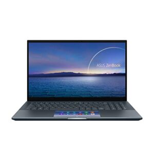 ASUS ZenBook 15 Ultra-Slim Laptop, 15”FHD Touch Display, Intel Core i7-10750H, GeForce GTX 1650 Ti, 16GB RAM, 1TB SSD, Innovative ScreenPad 2.0, Thunderbolt 3, Windows 10 Pro, Pine Grey, UX535LI-XH77T