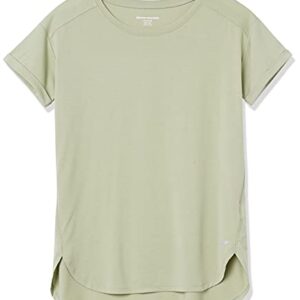 Amazon Essentials Women's Studio Relaxed-Fit Lightweight Crewneck T-Shirt (Available in Plus Size), Light Green, X-Large