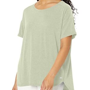 Amazon Essentials Women's Studio Relaxed-Fit Lightweight Crewneck T-Shirt (Available in Plus Size), Light Green, X-Large