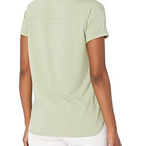 Amazon Essentials Women's Studio Relaxed-Fit Lightweight Crewneck T-Shirt (Available in Plus Size), Light Green, X-Large