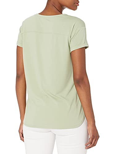 Amazon Essentials Women's Studio Relaxed-Fit Lightweight Crewneck T-Shirt (Available in Plus Size), Light Green, X-Large