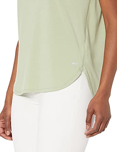 Amazon Essentials Women's Studio Relaxed-Fit Lightweight Crewneck T-Shirt (Available in Plus Size), Light Green, X-Large