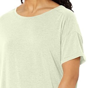 Amazon Essentials Women's Studio Relaxed-Fit Lightweight Crewneck T-Shirt (Available in Plus Size), Light Green, X-Large