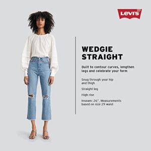 Levi's Women's Wedgie Straight Jeans, Bridge Of Bellflower, 26Wx28L