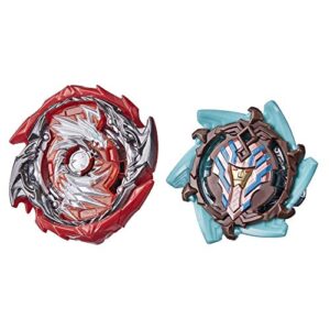 beyblade hasbro burst surge dual collection pack hypersphere eclipse evo devolos d5 and slingshock sphinx s4-2 spinning tops,battle game toys