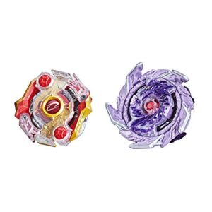 beyblade burst surge speedstorm kolossal fafnir f6 and odax o6 spinning top dual pack - 2 battling game top toy for kids ages 8 and up