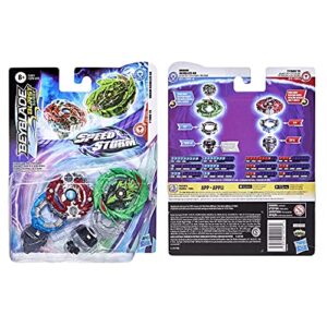 BEYBLADE Burst Surge Speedstorm Origin Achilles A6 and Tyros T6 Spinning Top Dual Pack - 2 Battling Game Top Toy for Kids Ages 8 and Up