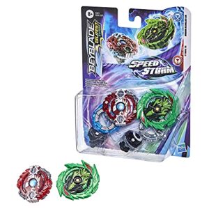 BEYBLADE Burst Surge Speedstorm Origin Achilles A6 and Tyros T6 Spinning Top Dual Pack - 2 Battling Game Top Toy for Kids Ages 8 and Up