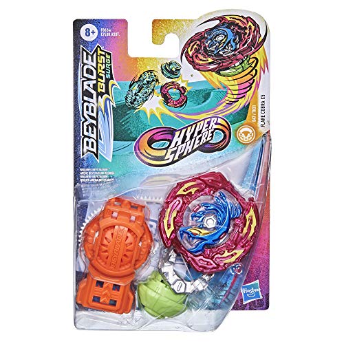 Beyblade Burst Rise Hypersphere Flare Cobra C5 Starter Pack -- Stamina Type Battling Game Top and Launcher, Toys Ages 8 and Up