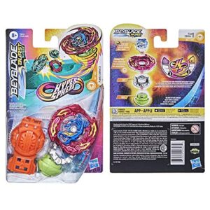 Beyblade Burst Rise Hypersphere Flare Cobra C5 Starter Pack -- Stamina Type Battling Game Top and Launcher, Toys Ages 8 and Up