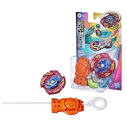 Beyblade Burst Rise Hypersphere Flare Cobra C5 Starter Pack -- Stamina Type Battling Game Top and Launcher, Toys Ages 8 and Up