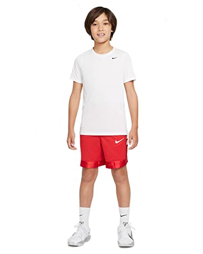 Nike Boy's Dry Shorts Elite Stripe (Little Kids/Big Kids) University Red/White LG (14-16 Big Kid)