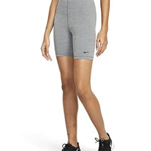 Nike Pro 365 Women's High-Rise 7" Shorts (Smoke Grey/Heather/Black/Black, MD 7)