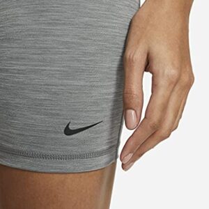 Nike Pro 365 Women's High-Rise 7" Shorts (Smoke Grey/Heather/Black/Black, MD 7)