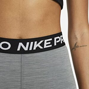 Nike Pro 365 Women's High-Rise 7" Shorts (Smoke Grey/Heather/Black/Black, MD 7)