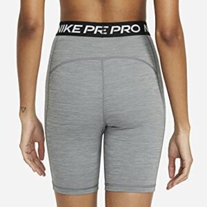 Nike Pro 365 Women's High-Rise 7" Shorts (Smoke Grey/Heather/Black/Black, MD 7)