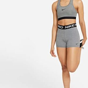 Nike Women's Pro 365 5in Shorts, Gray Black, Small