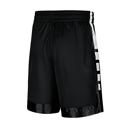 Nike Boy's Elite Stripe Basketball Shorts, Black White, X-Large