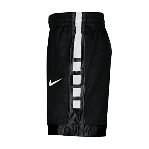 Nike Boy's Elite Stripe Basketball Shorts, Black White, X-Large