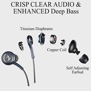 ZAMZAM PRO Stereo Headphones Compatible with Your Bose Noise Cancelling Headphones 700 with Hands-Free Built-in Microphone Buttons + Crisp Digital Titanium Clear Audio! (USB-C/PD)