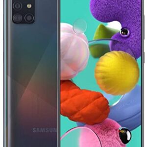 Samsung Galaxy A51 5G | A516U | 128GB | Single SIM | GSM Unlocked | Android Smartphone | Black (Renewed)