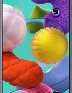 Samsung Galaxy A51 5G | A516U | 128GB | Single SIM | GSM Unlocked | Android Smartphone | Black (Renewed)