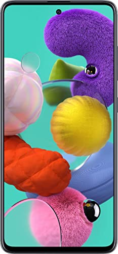 Samsung Galaxy A51 5G | A516U | 128GB | Single SIM | GSM Unlocked | Android Smartphone | Black (Renewed)