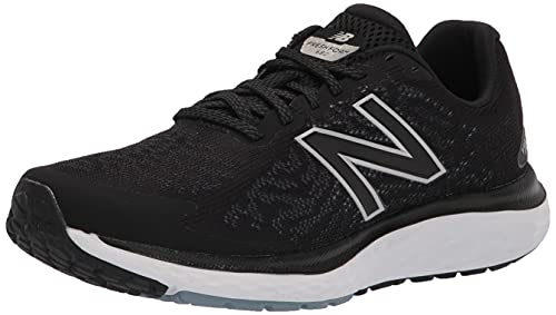 New Balance Men's Fresh Foam 680 V7 Running Shoe, Black/Star Glo, 10.5 X-Wide