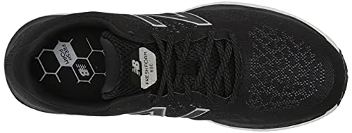 New Balance Men's Fresh Foam 680 V7 Running Shoe, Black/Star Glo, 10.5 X-Wide