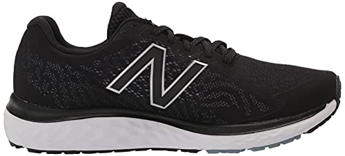 New Balance Men's Fresh Foam 680 V7 Running Shoe, Black/Star Glo, 10.5 X-Wide