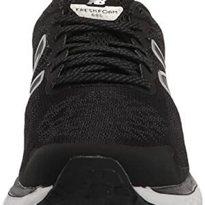 New Balance Men's Fresh Foam 680 V7 Running Shoe, Black/Star Glo, 10.5 X-Wide