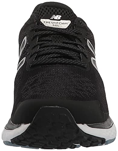 New Balance Men's Fresh Foam 680 V7 Running Shoe, Black/Star Glo, 10.5 X-Wide