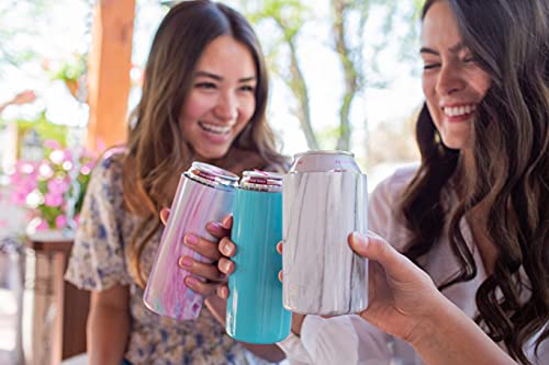 Simple Modern Skinny Can Cooler | Slim Insulated Stainless Steel Drink Sleeve Holder | Insulate Hard Seltzer, Soda, Beer, Energy Drinks | Gift for Women Her | Ranger Collection | Slim 12oz | Alpenglow