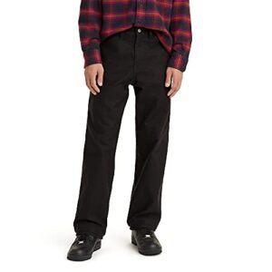 levi's men's workwear utility fit jeans, black canvas, 34w x 30l