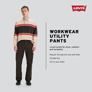 Levi's Men's Workwear Utility Fit Jeans, Black Canvas, 34W x 30L