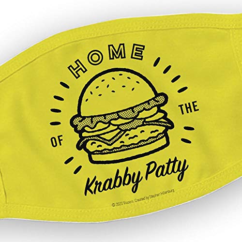 SpongeBob SquarePants The Krusty Krab Home of the Krabby Patty Washable Face Mask - Adult