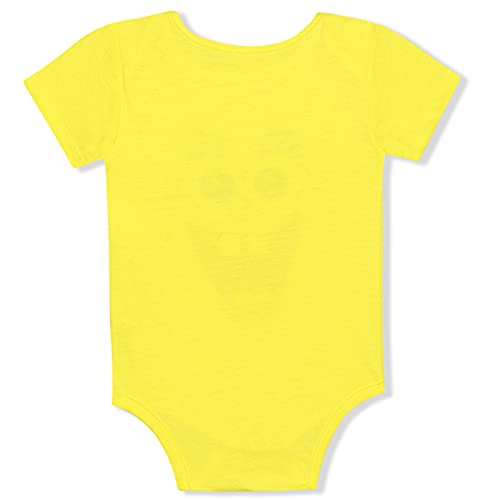 Nickelodeon SpongeBob SquarePants Baby Boys Short Sleeve Bodysuit for Infant – Yellow