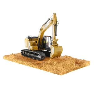 Diecast Masters 1:50 Caterpillar 320F L Excavator Model, Weathered Series Cat Trucks & Construction Equipment | 1:50 Scale Model Diecast Collectible Model 85701