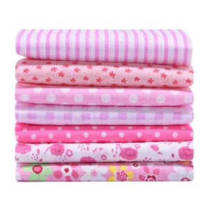 ZGXY Fabric, 56 pcs/lot Top Cotton 9.8" x 9.8" (25cm x 25cm) Squares Patchwork, Precut Multi-Color and Different Pattern for Sewing Quilting Crafting, Home Party Craft Fabric DIY Sewing Mask