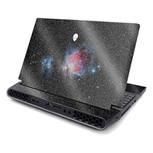 mightyskins glossy glitter skin compatible with alienware area-51m 17" (2019) - red giant | protective, durable high-gloss glitter finish | easy to apply, remove, and change styles | made in the usa